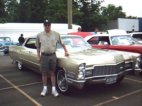 Jeff Kliger's 1968 Cadillac Deville with a black leather interior
